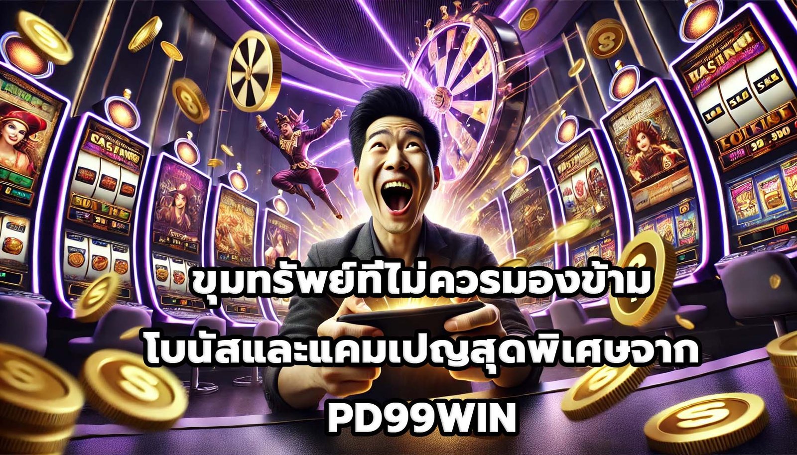 ขุมทรัพย์ที่ไม่ควรมองข้าม โบนัสและแคมเปญสุดพิเศษจาก PD99WIN-4