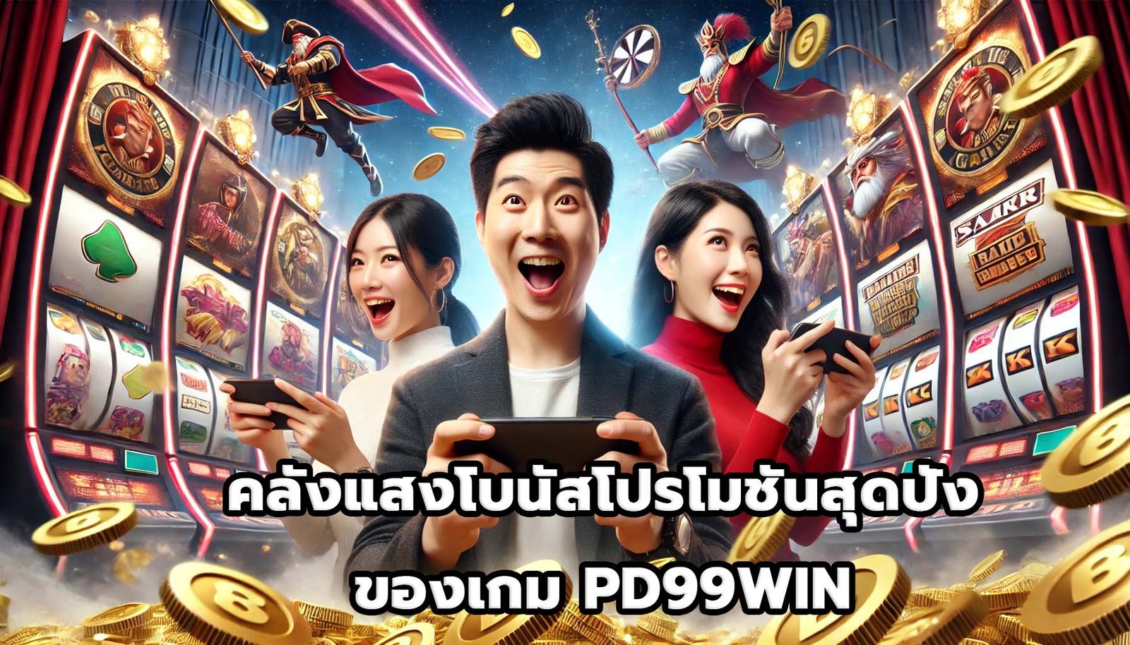 คลังแสงโบนัสโปรโมชันสุดปังของเกม PD99WIN-2